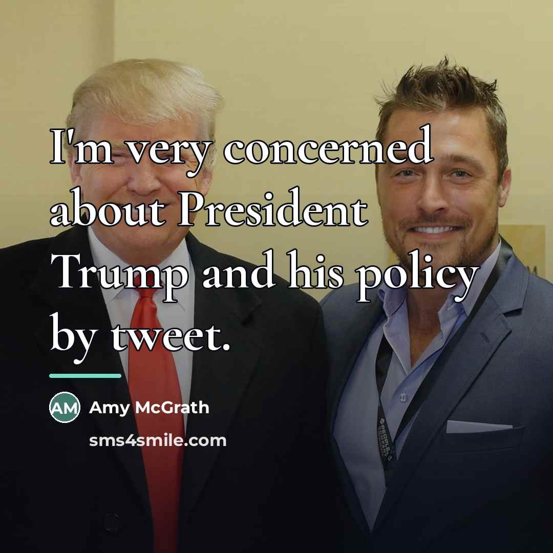 “I'm very concerned about President Trump and his policy by…” quote by Amy McGrath