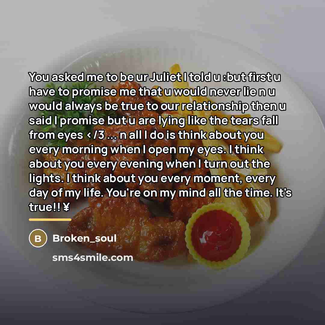 “You asked me to be ur Juliet I told u…” quote by Broken_soul