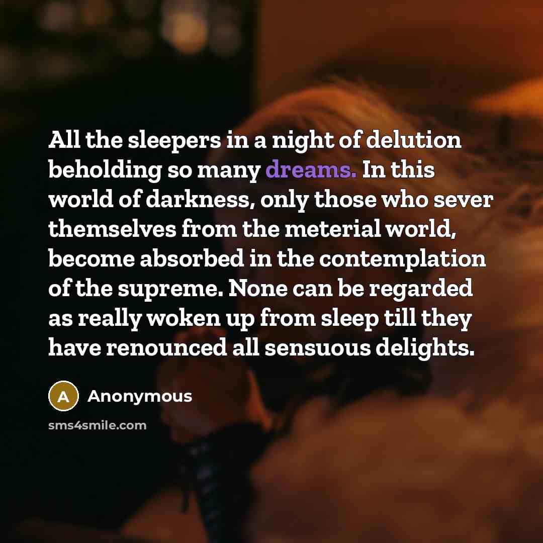 “All the sleepers in a night of delution beholding so…” quote by Anonymous