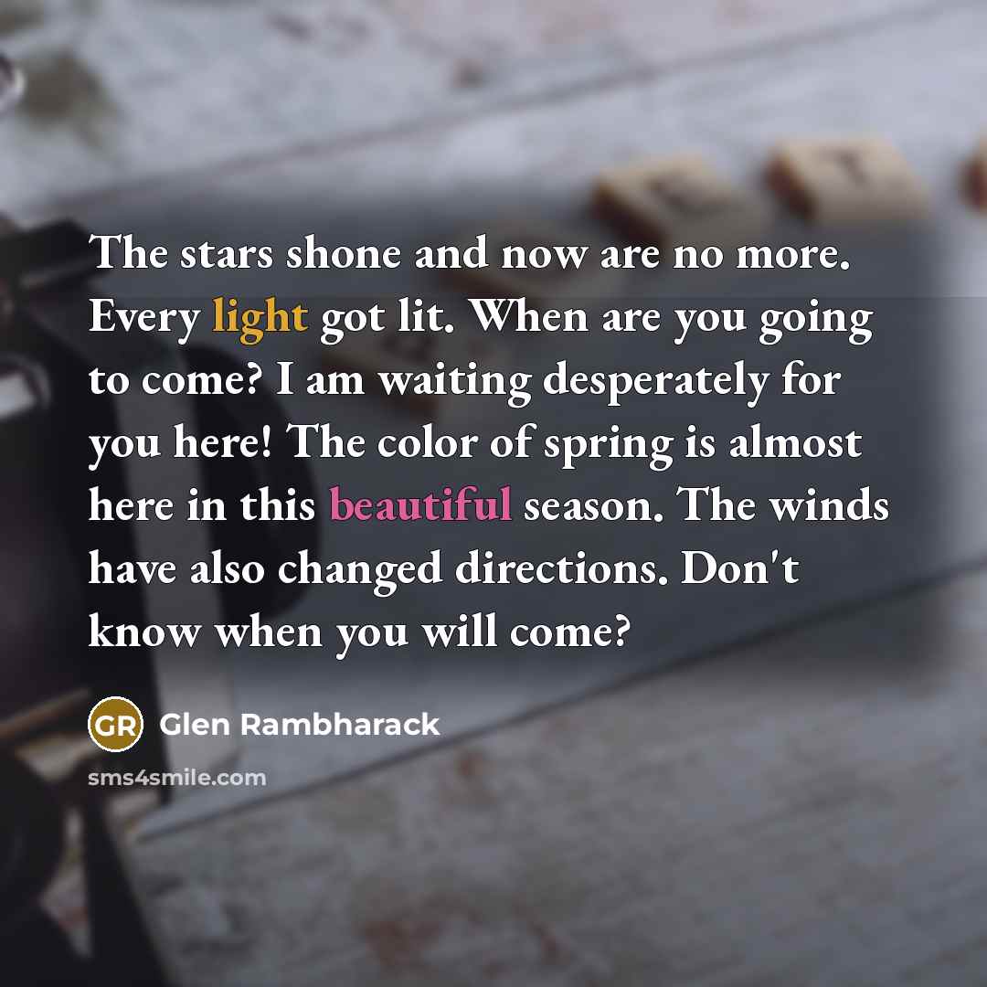 “The stars shone and now are no more. Every light…” quote by Glen Rambharack