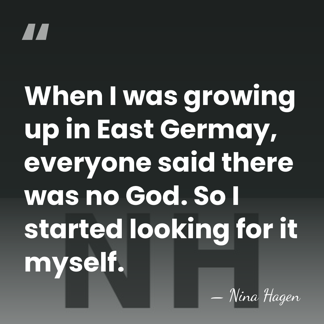 When I was growing up in East Germay, everyone said there was&hellip; - Nina Hagen