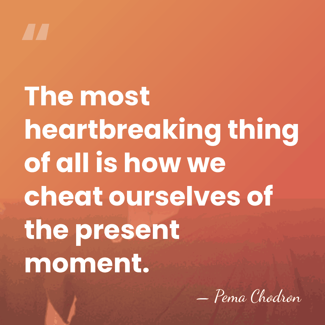 The most heartbreaking thing of all is how we cheat ourselves of&hellip; - Pema Chodron