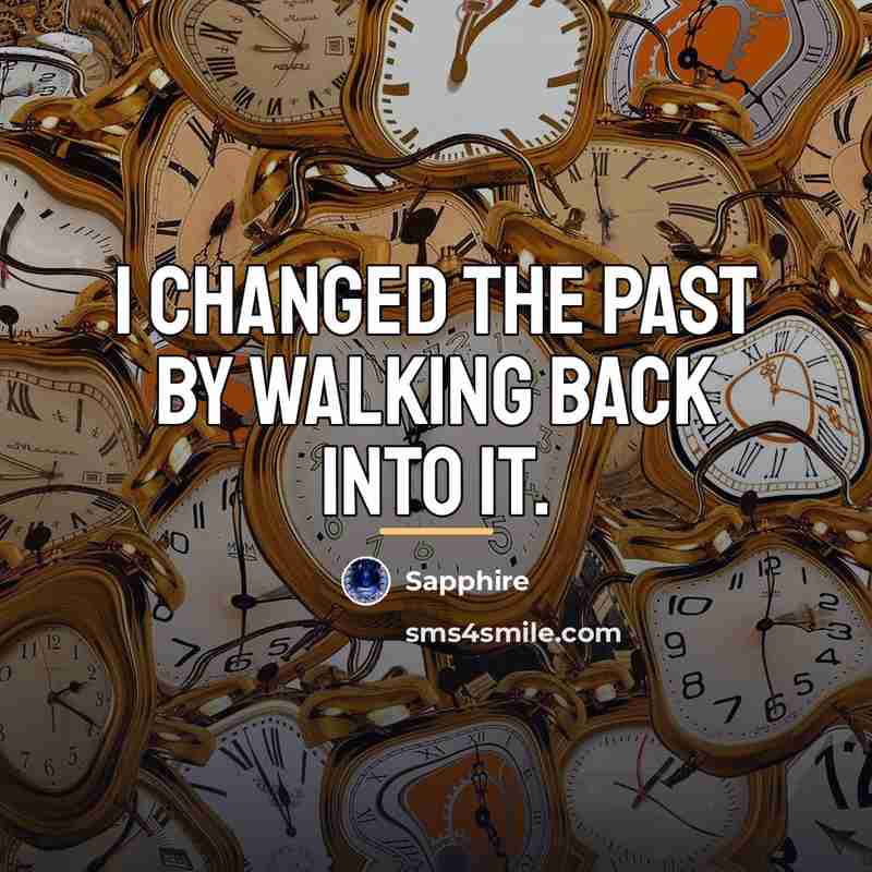 “I changed the past by walking back into it.…” quote by Sapphire