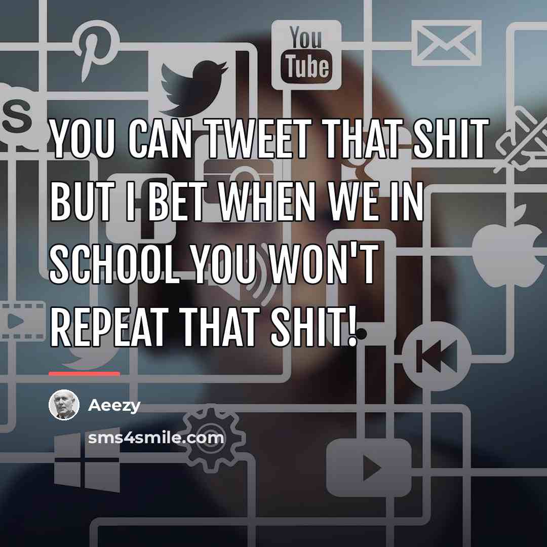 “You Can Tweet That Shit But I Bet When We…” quote by Aeezy