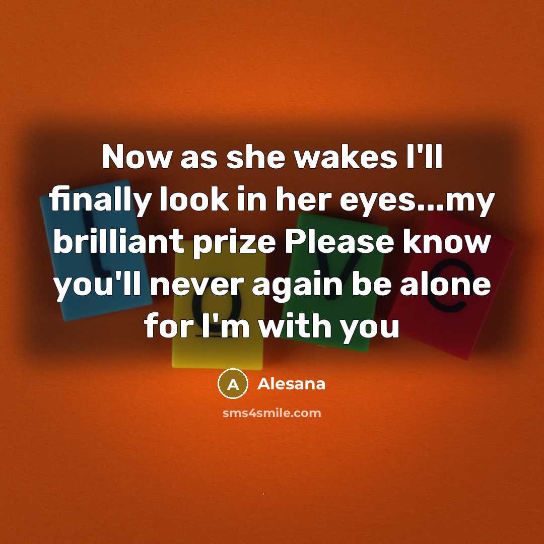 “Now as she wakes I'll finally look in her eyes...my…” quote by Alesana