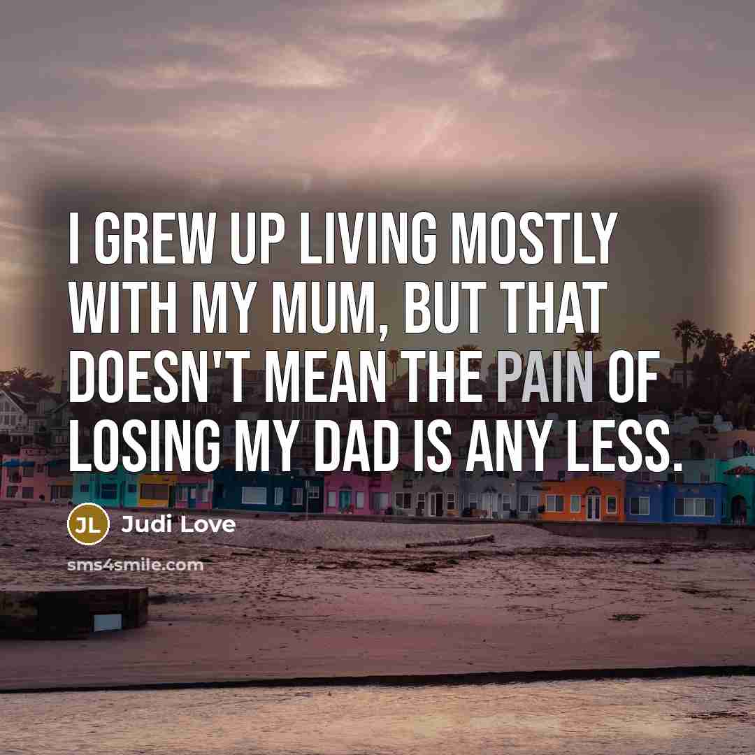 “I grew up living mostly with my mum, but that…” quote by Judi Love