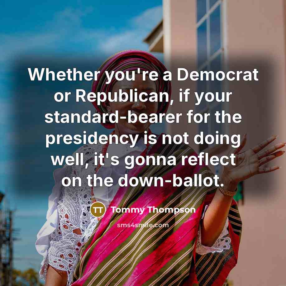 “Whether you're a Democrat or Republican, if your standard-bearer for…” quote by Tommy Thompson