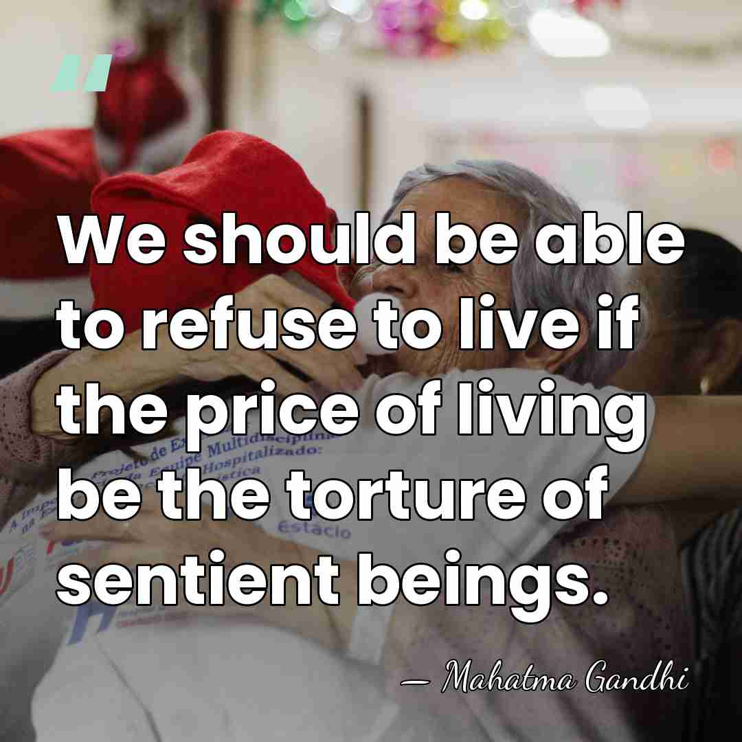 We should be able to refuse to live if the price of&hellip; - Mahatma Gandhi
