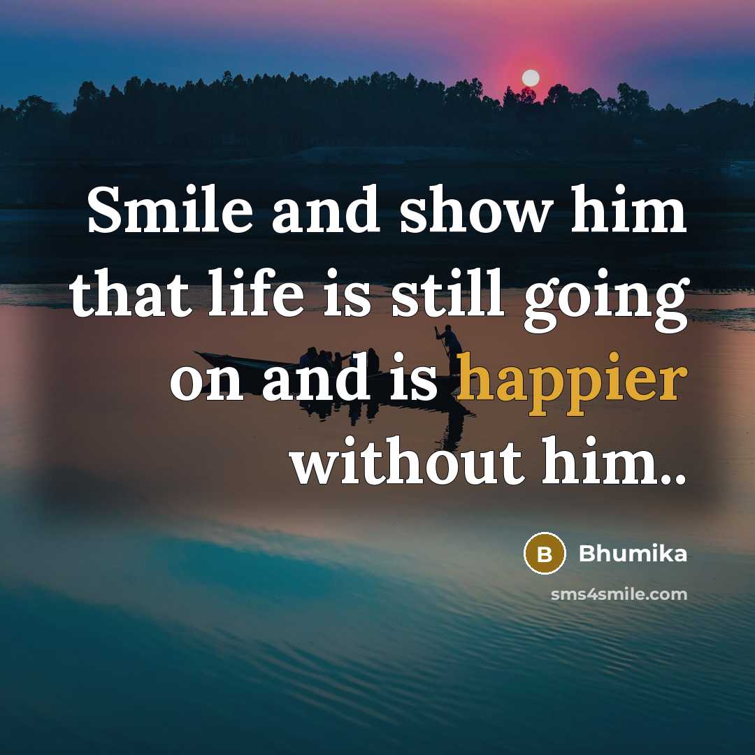 “Smile and show him that life is still going on…” quote by Bhumika