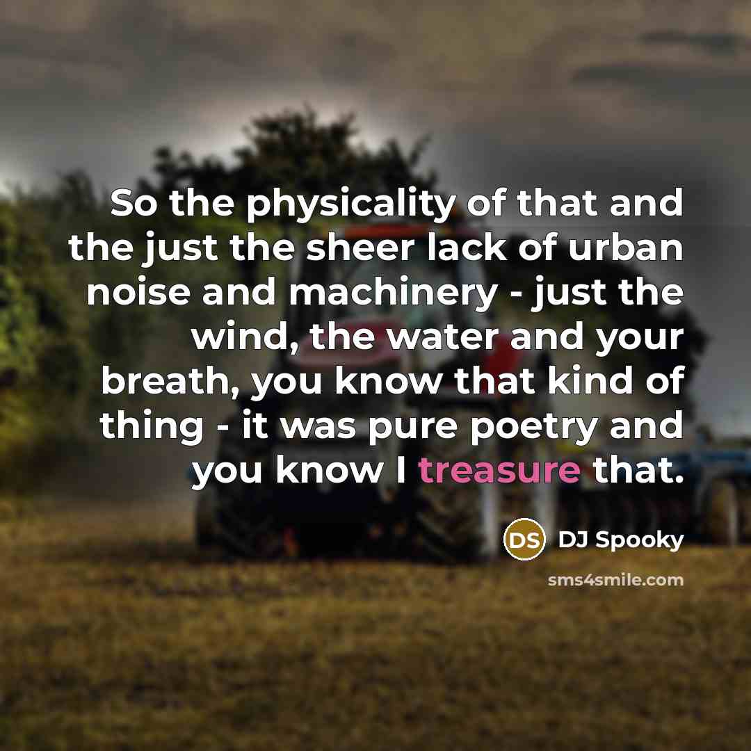 “So the physicality of that and the just the sheer…” quote by DJ Spooky