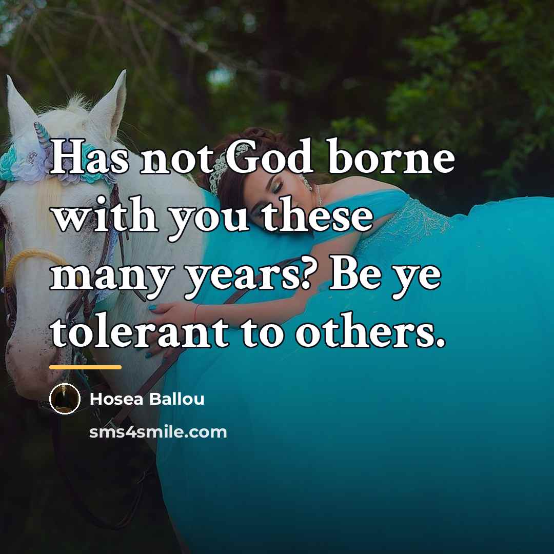 “Has not God borne with you these many years? Be…” quote by Hosea Ballou