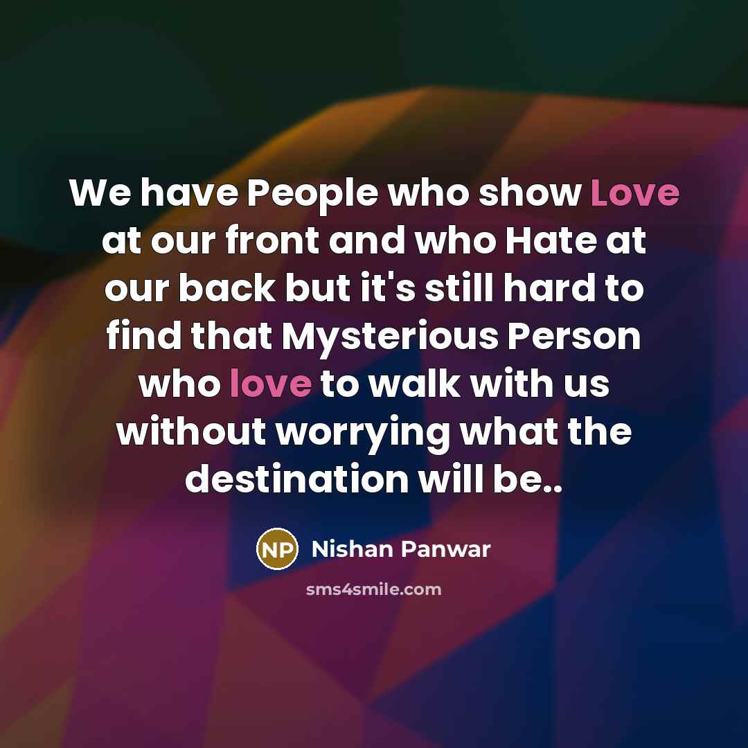“We have People who show Love at our front and…” quote by Nishan Panwar