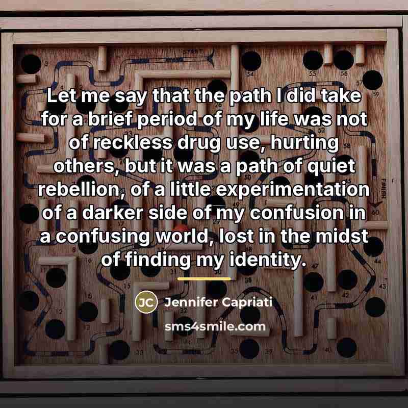 “Let me say that the path I did take for…” quote by Jennifer Capriati