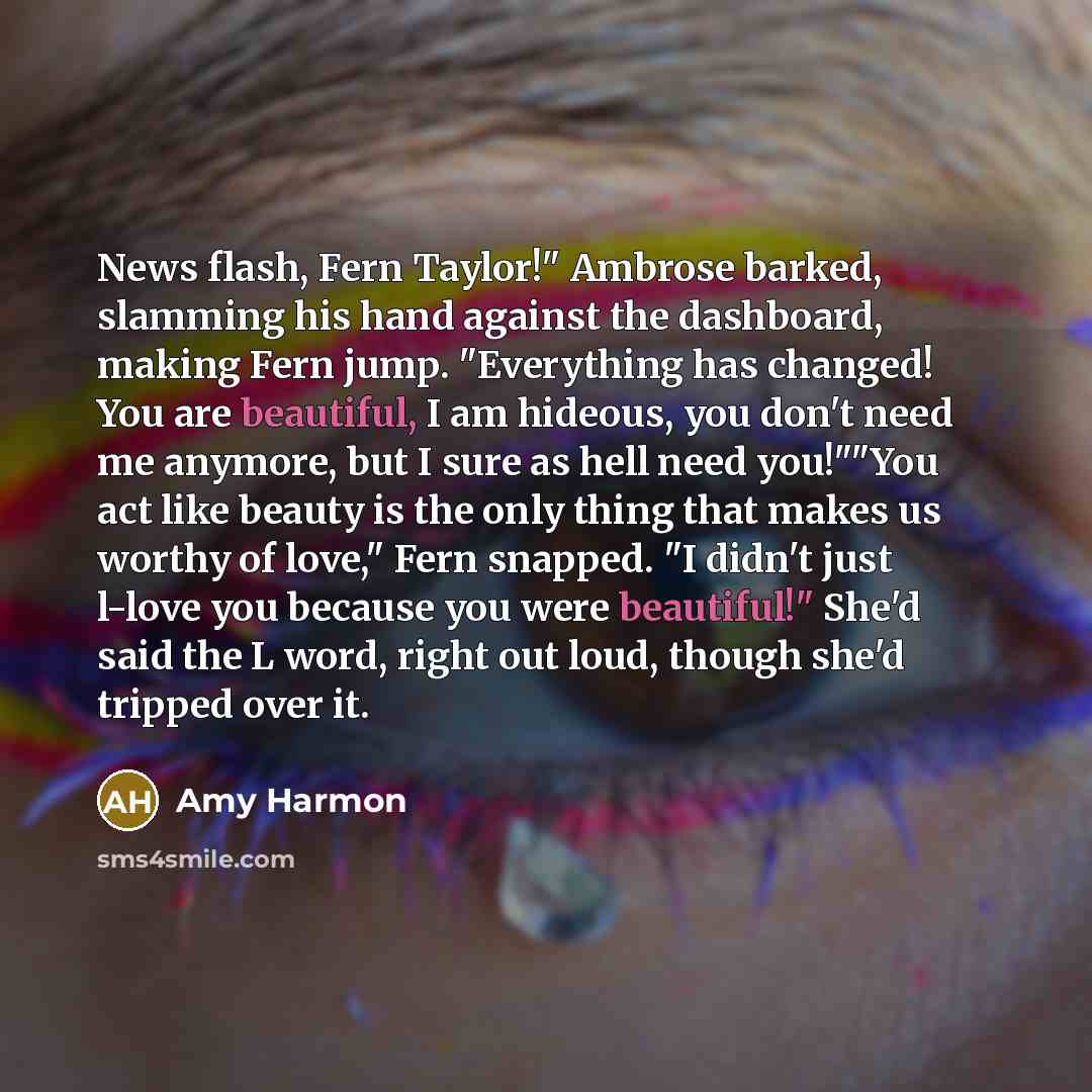 “News flash, Fern Taylor!" Ambrose barked, slamming his hand against…” quote by Amy Harmon