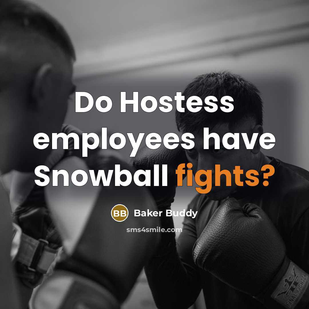 “Do Hostess employees have Snowball fights?…” quote by Baker Buddy