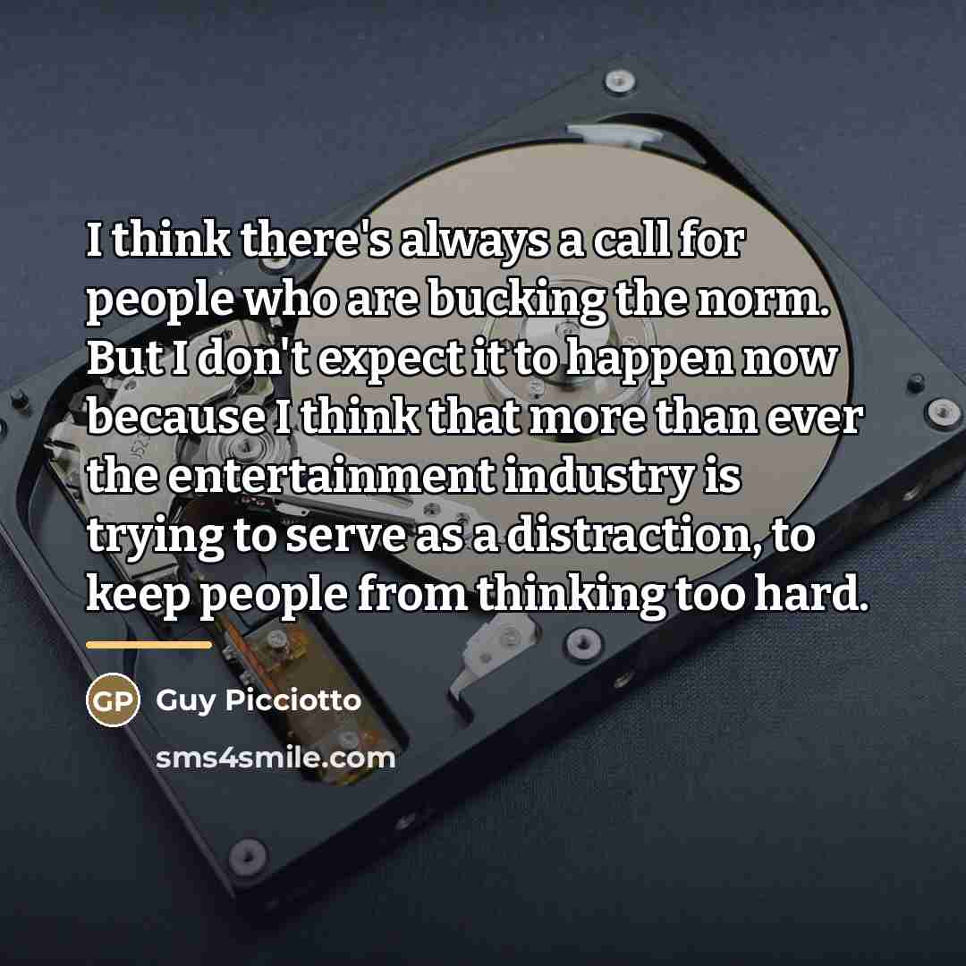 “I think there's always a call for people who are…” quote by Guy Picciotto