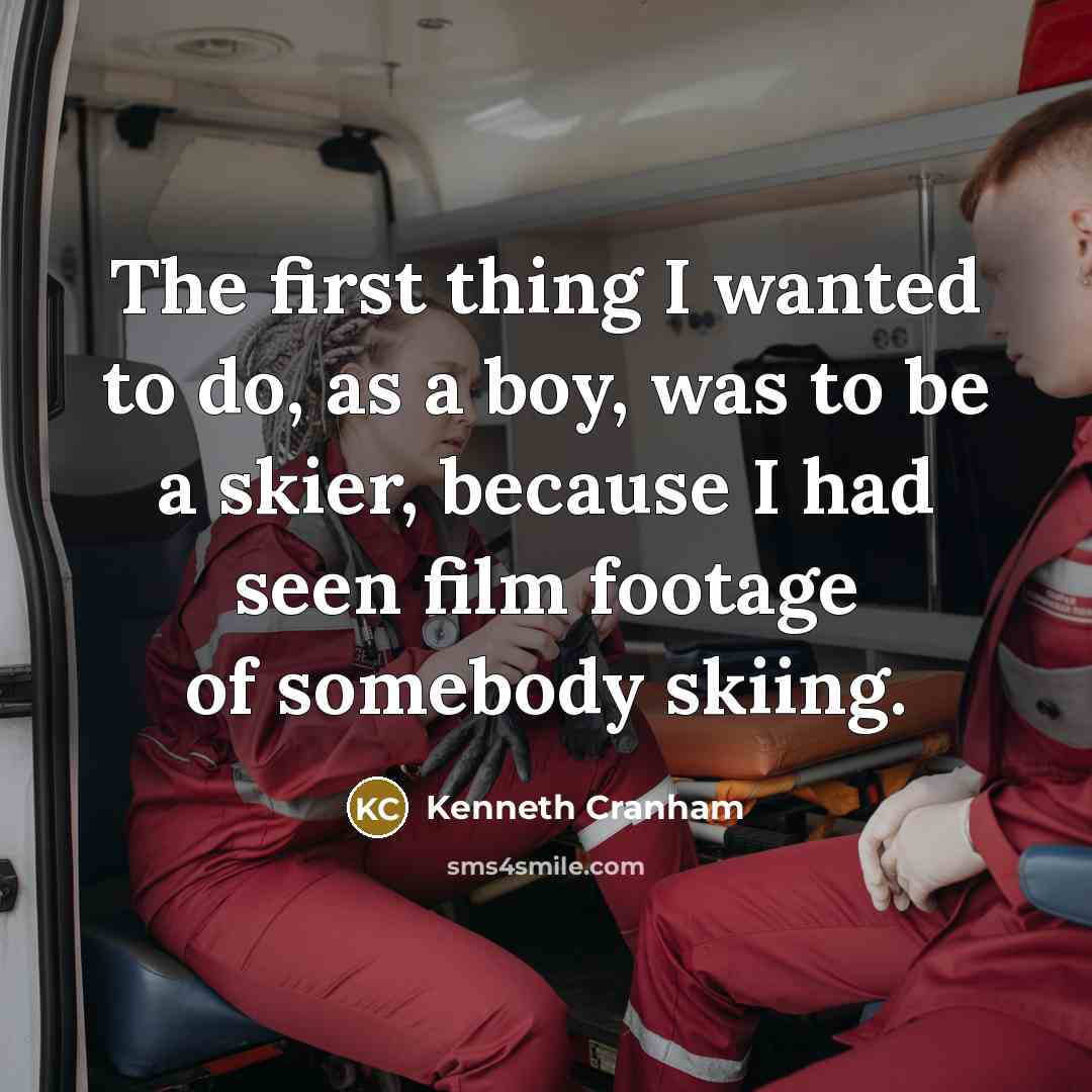“The first thing I wanted to do, as a boy,…” quote by Kenneth Cranham