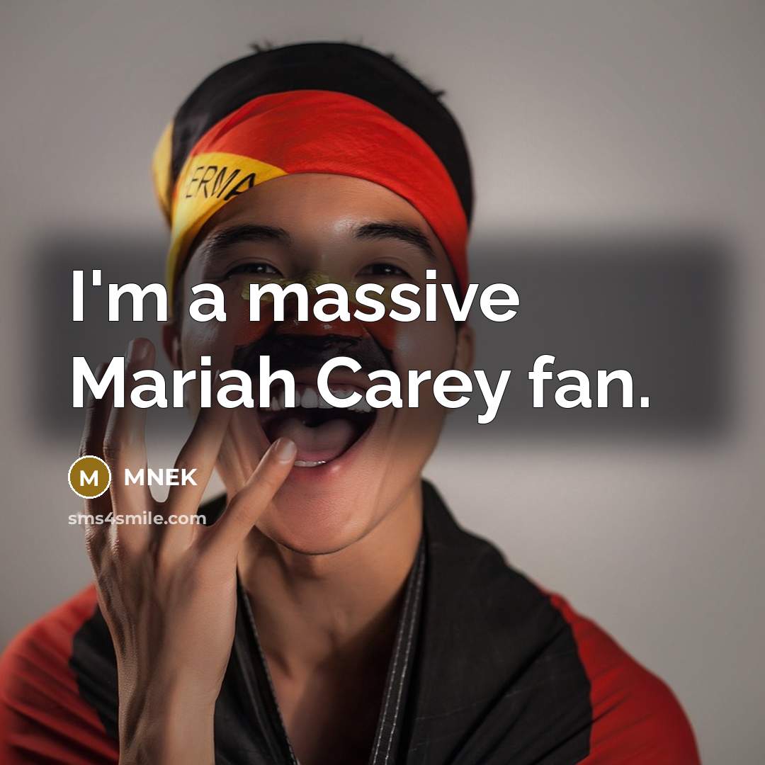 “I'm a massive Mariah Carey fan.…” quote by MNEK