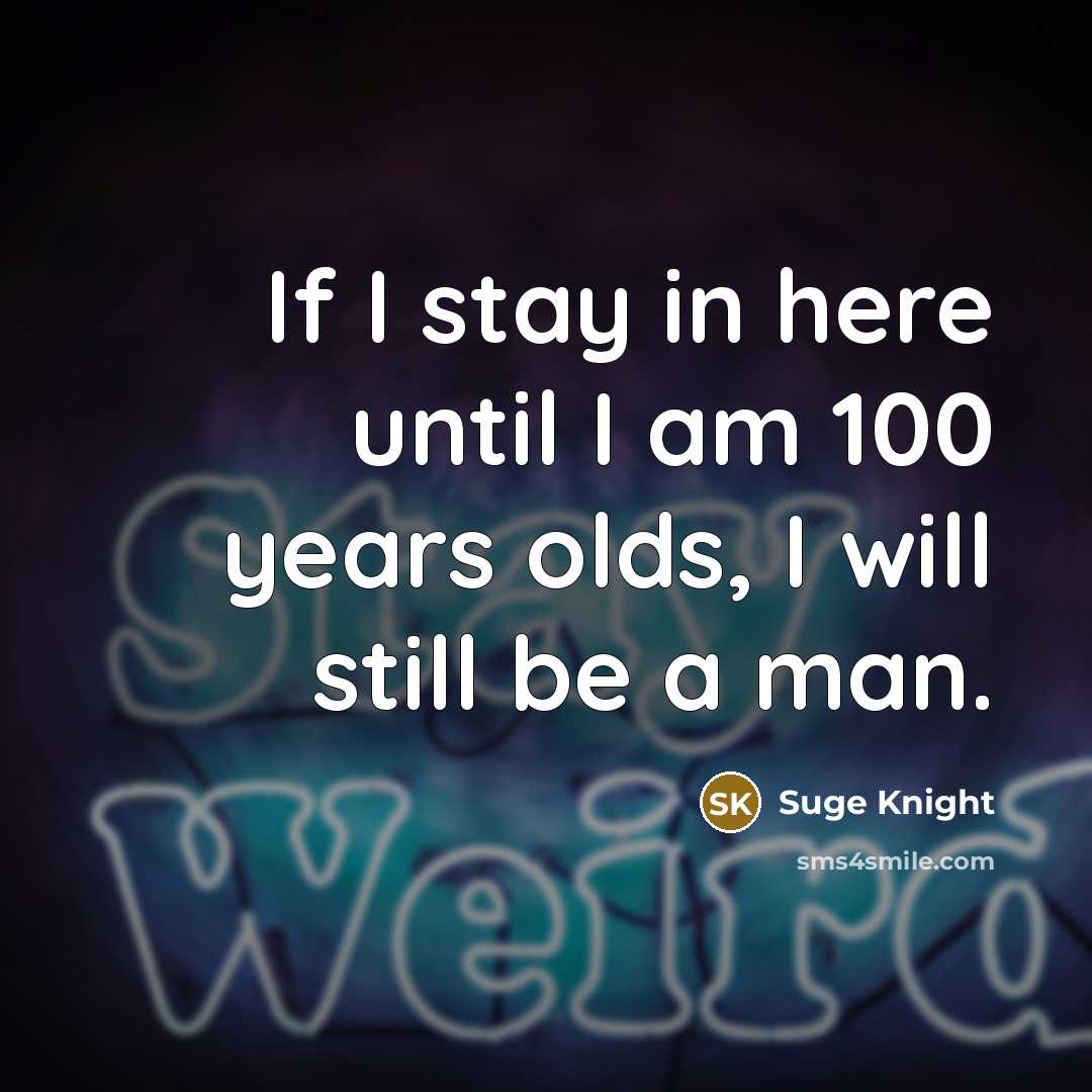 “If I stay in here until I am 100 years…” quote by Suge Knight