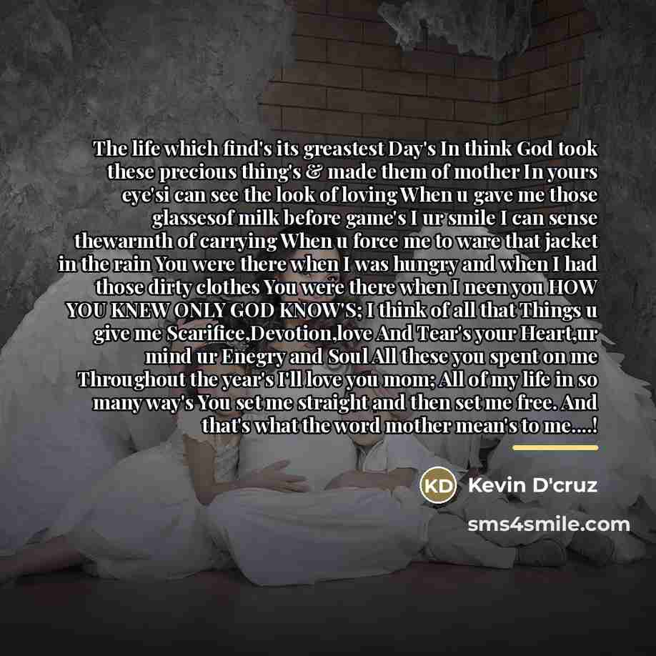 “The life which find's its greastest Day's In think God…” quote by Kevin D'cruz