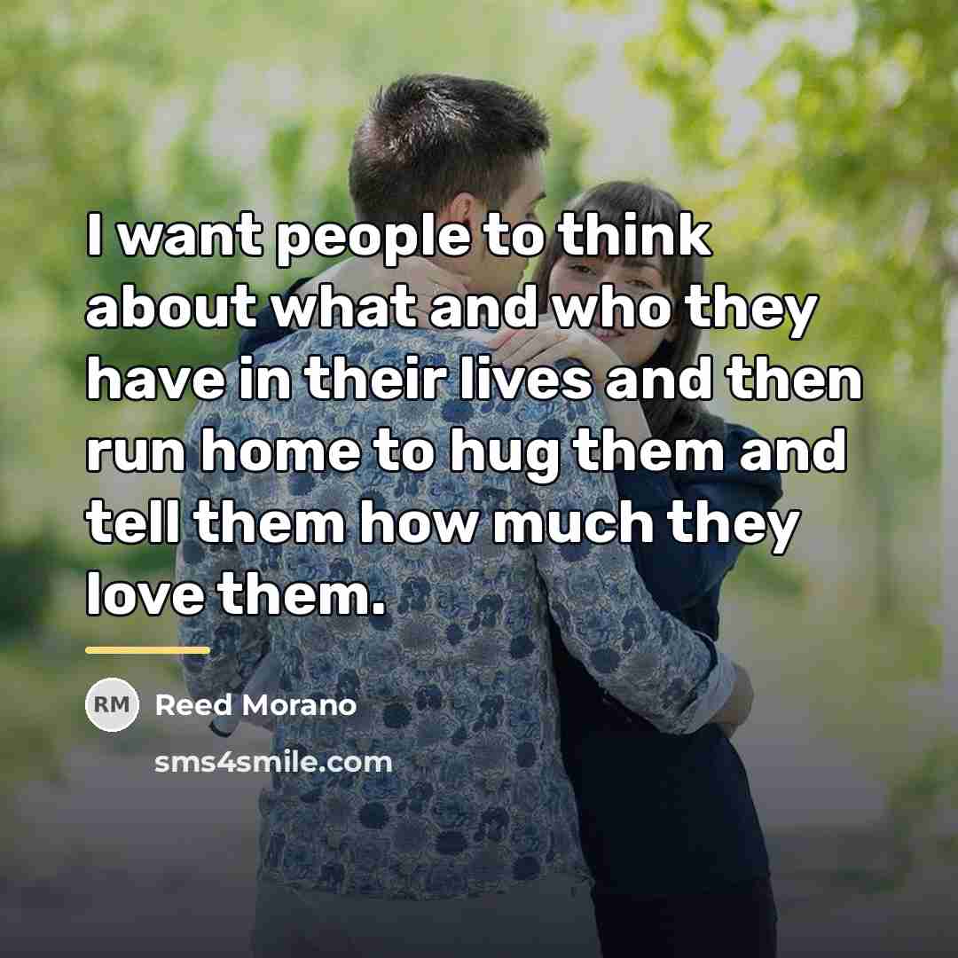 “I want people to think about what and who they…” quote by Reed Morano