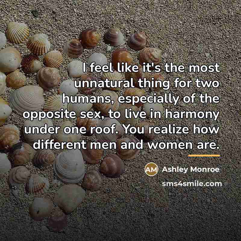 “I feel like it's the most unnatural thing for two…” quote by Ashley Monroe