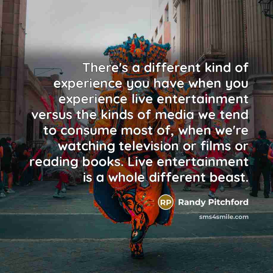“There's a different kind of experience you have when you…” quote by Randy Pitchford