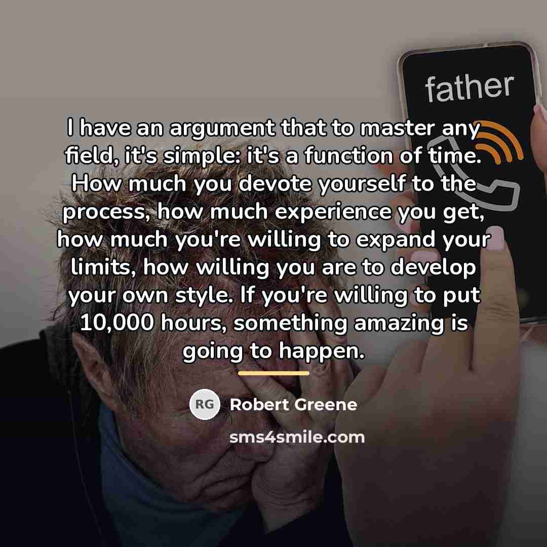 “I have an argument that to master any field, it's…” quote by Robert Greene