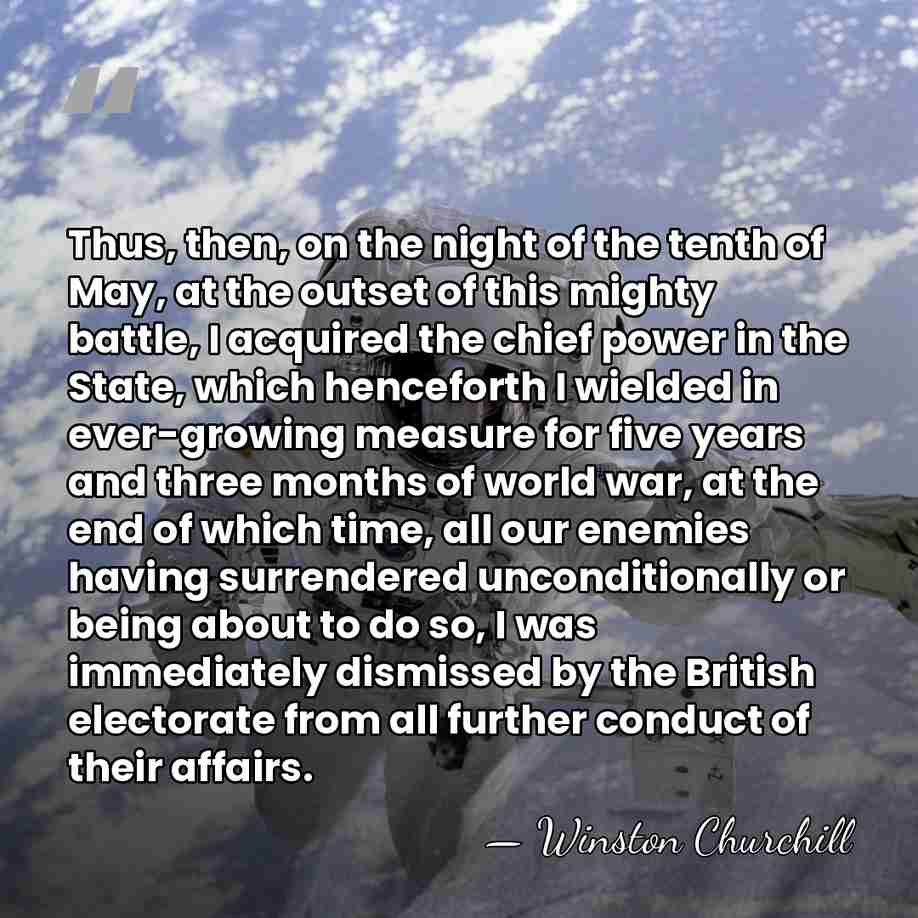 Thus, then, on the night of the tenth of May, at the&hellip; - Winston Churchill