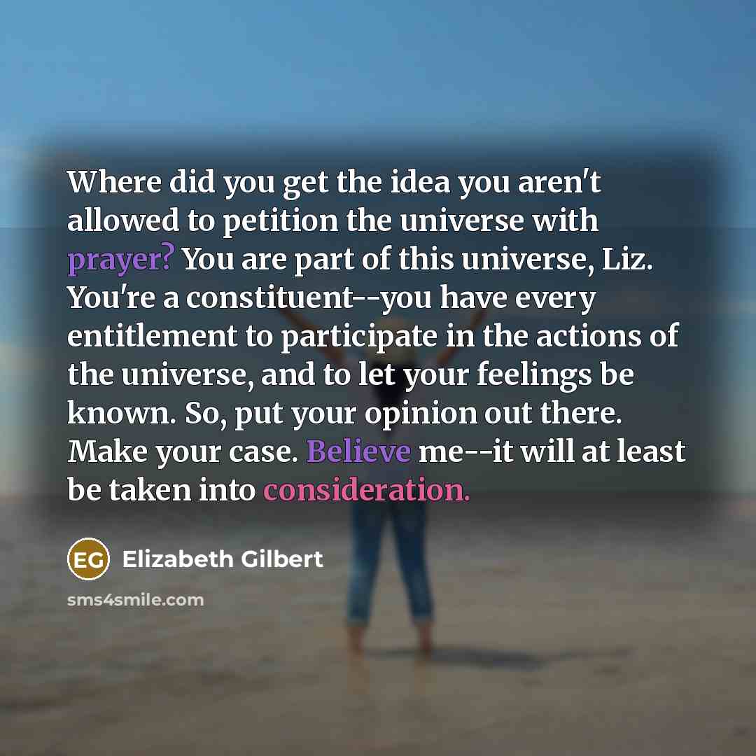 “Where did you get the idea you aren't allowed to…” quote by Elizabeth Gilbert