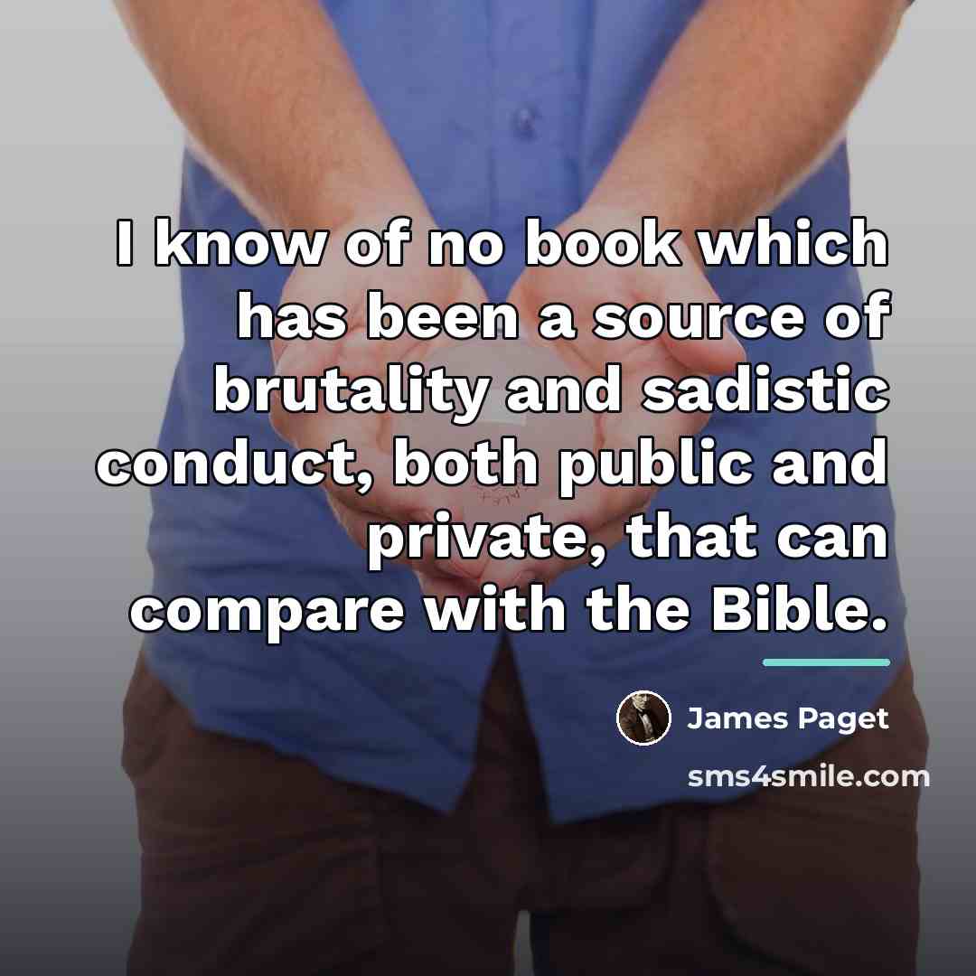 “I know of no book which has been a source…” quote by James Paget
