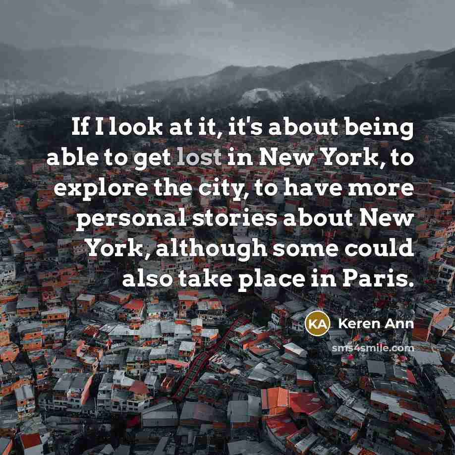 “If I look at it, it's about being able to…” quote by Keren Ann