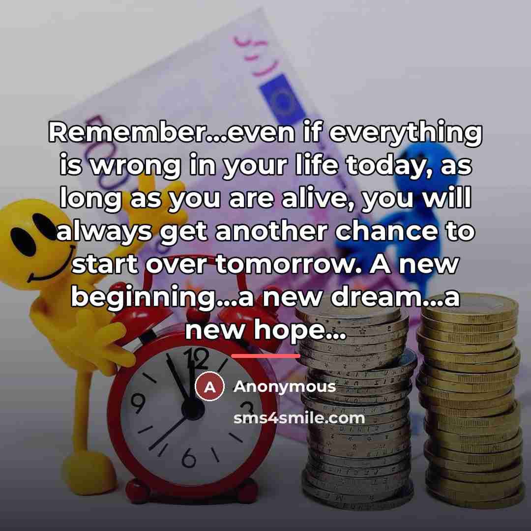 “Remember...even if everything is wrong in your life today, as…” quote by Anonymous
