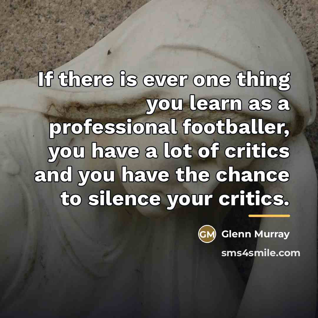 “If there is ever one thing you learn as a…” quote by Glenn Murray