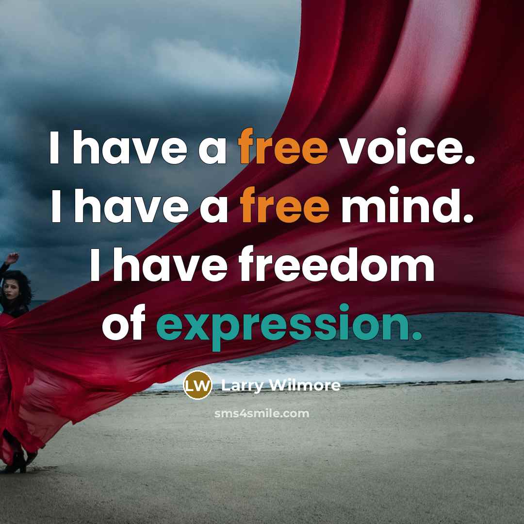 “I have a free voice. I have a free mind.…” quote by Larry Wilmore