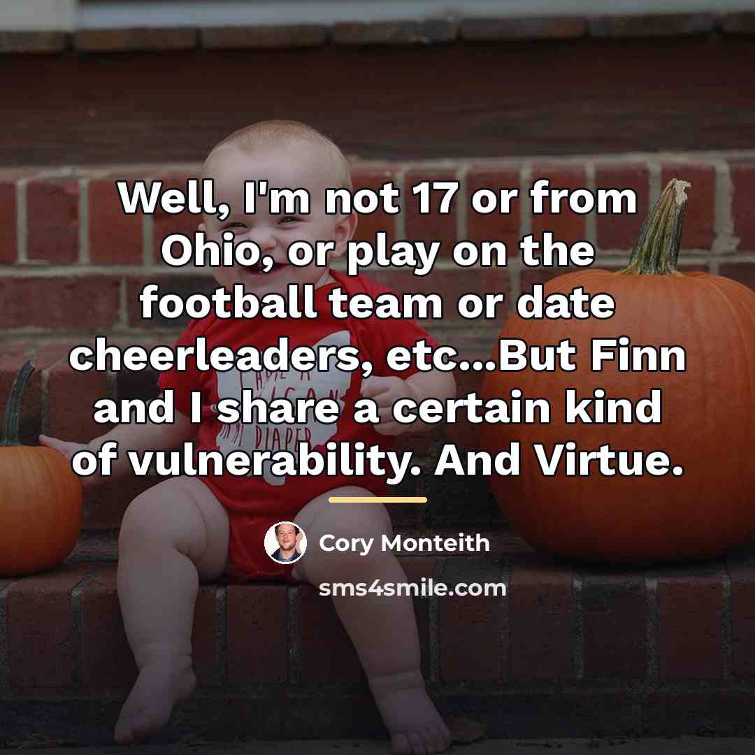 “Well, I'm not 17 or from Ohio, or play on…” quote by Cory Monteith