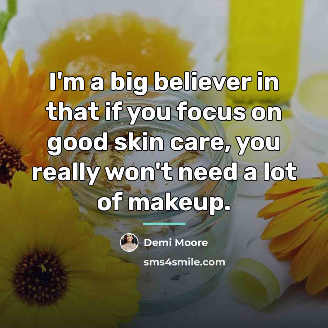 “I'm a big believer in that if you focus on…” quote by Demi Moore