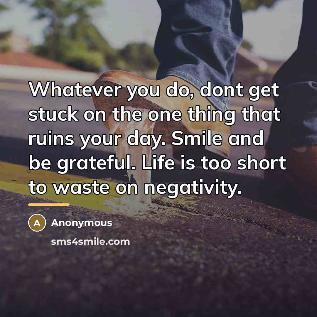 “Whatever you do, dont get stuck on the one thing…” quote by Anonymous