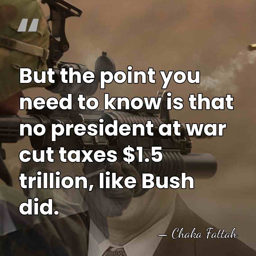 But the point you need to know is that no president at&hellip; - Chaka Fattah