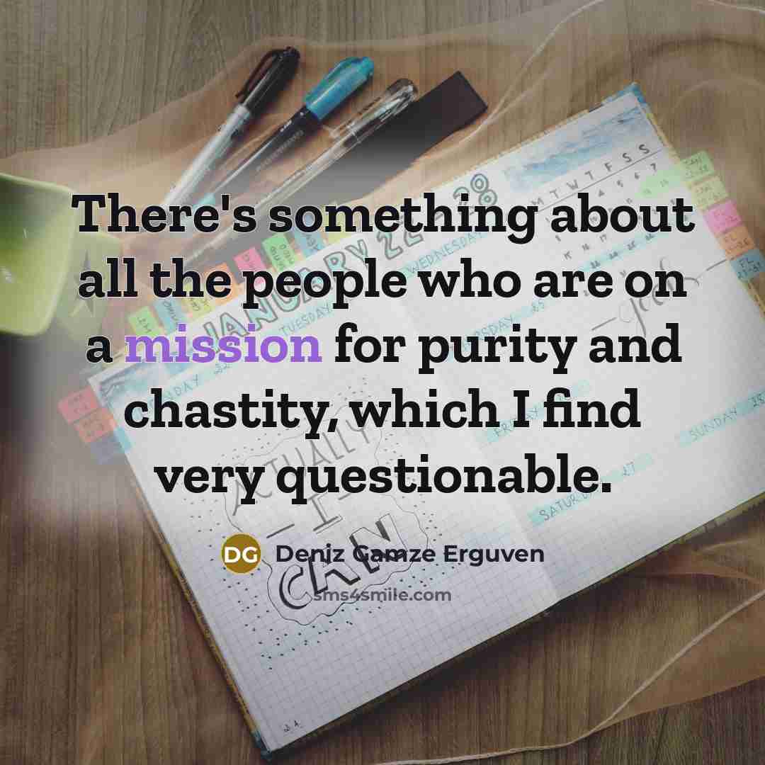 “There's something about all the people who are on a…” quote by Deniz Gamze Erguven