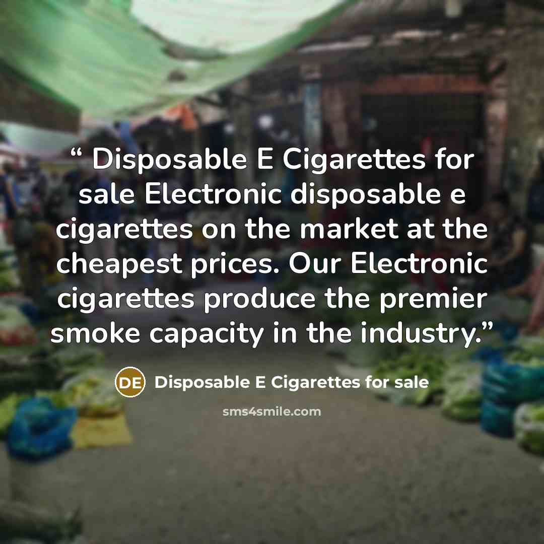 “Disposable E Cigarettes for sale Electronic disposable e cigarettes on the market at the cheapest prices. Our Electronic cigarettes produce the premier smoke capacity in the industry.” quote by Disposable E Cigarettes for sale