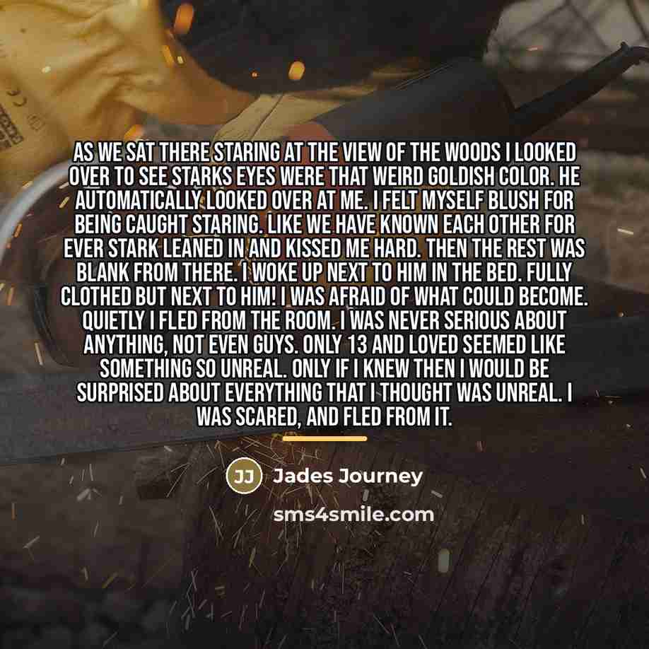 “As we sat there staring at the view of the…” quote by Jades Journey