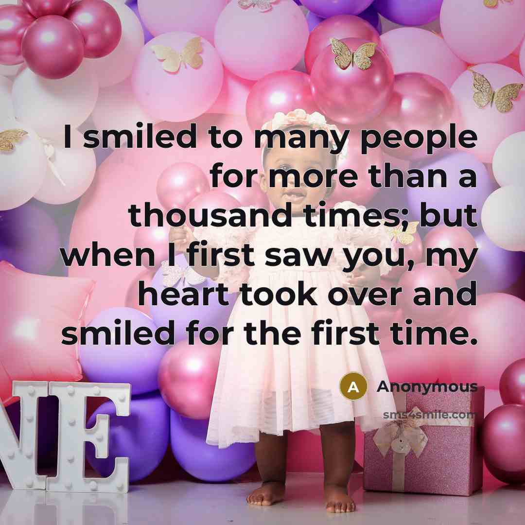 “I smiled to many people for more than a thousand…” quote by Anonymous