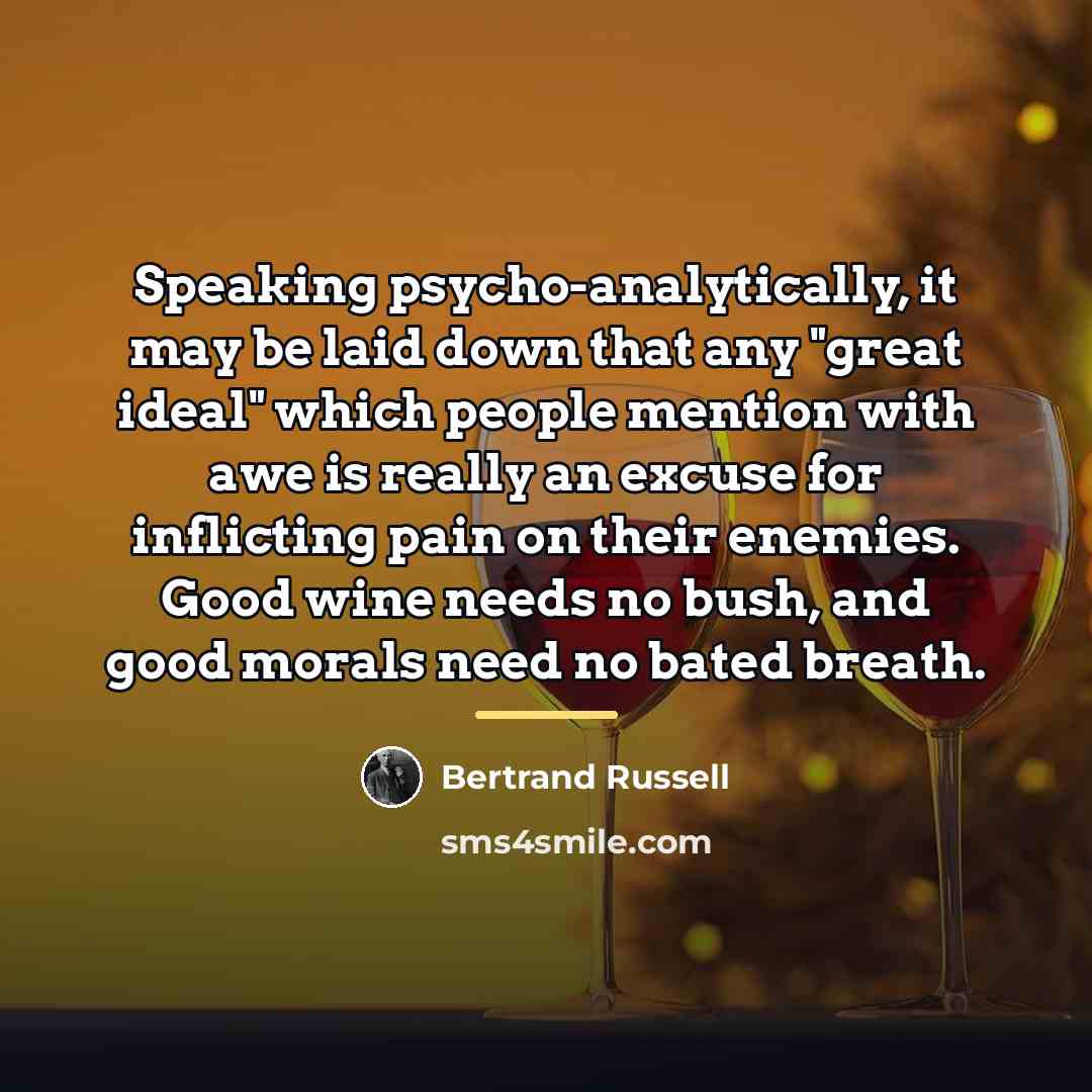 “Speaking psycho-analytically, it may be laid down that any "great…” quote by Bertrand Russell