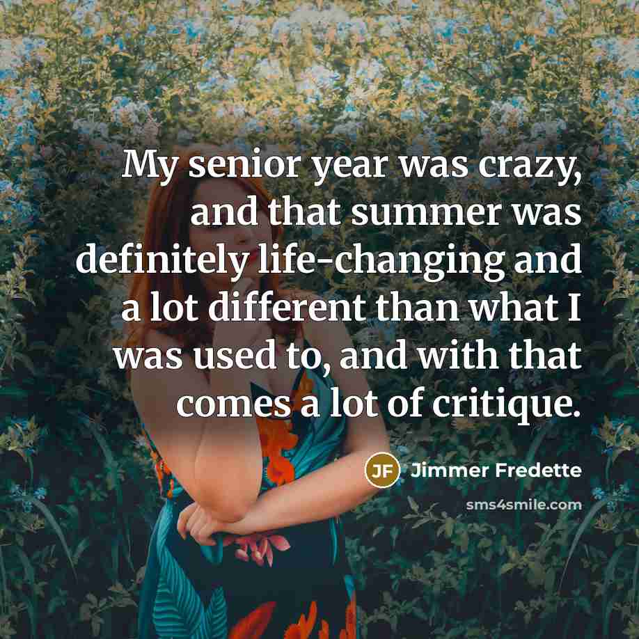 “My senior year was crazy, and that summer was definitely…” quote by Jimmer Fredette