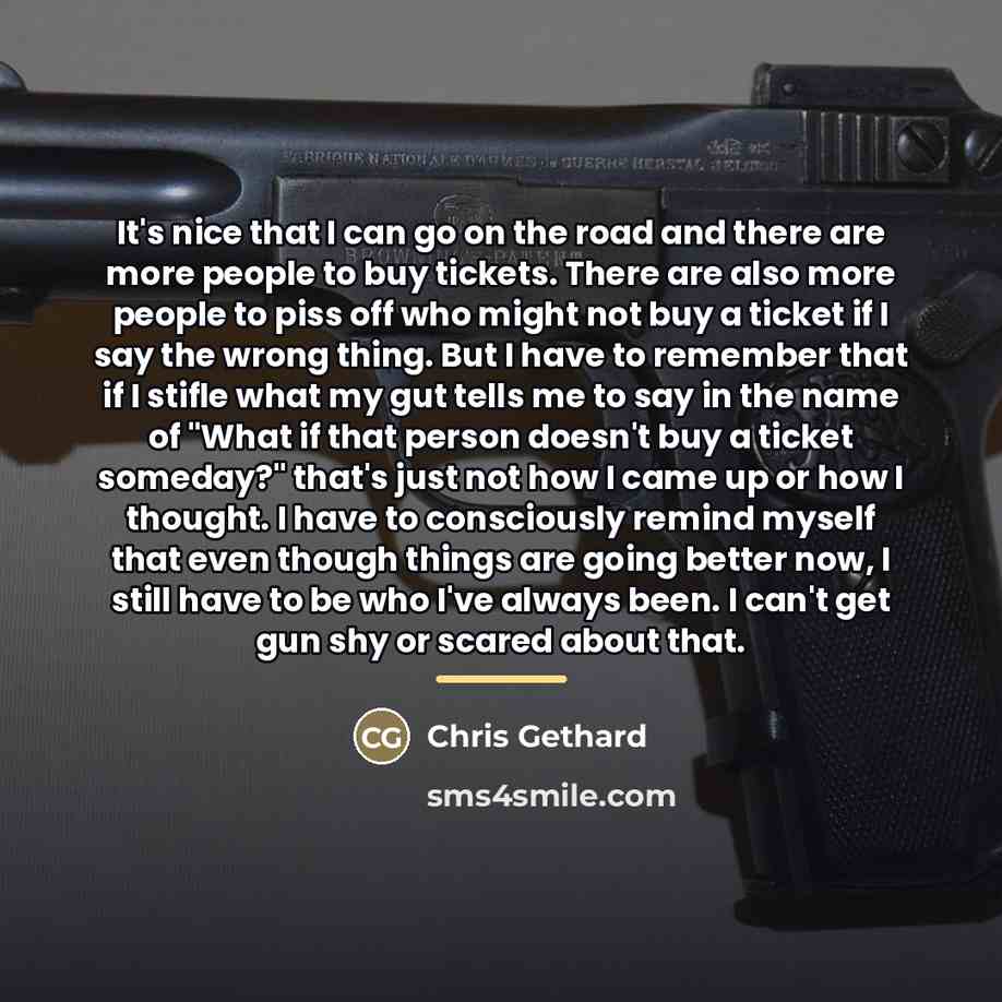 “It's nice that I can go on the road and…” quote by Chris Gethard