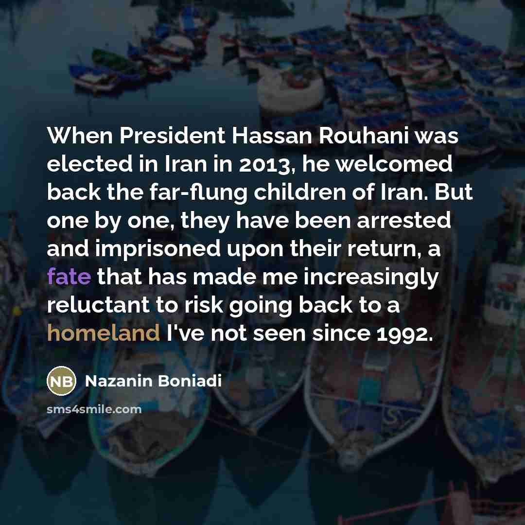 “When President Hassan Rouhani was elected in Iran in 2013,…” quote by Nazanin Boniadi