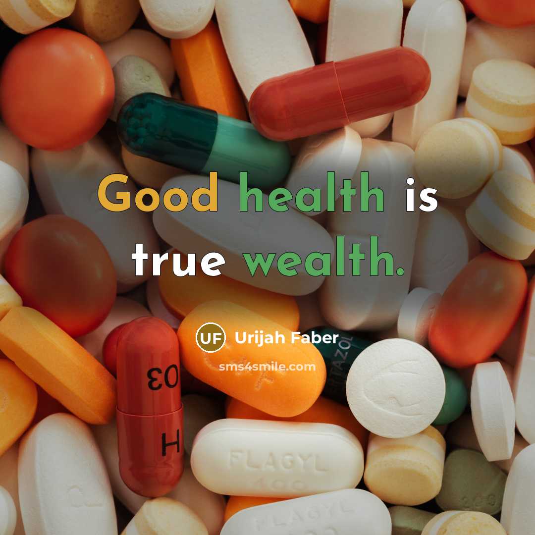 “Good health is true wealth.…” quote by Urijah Faber