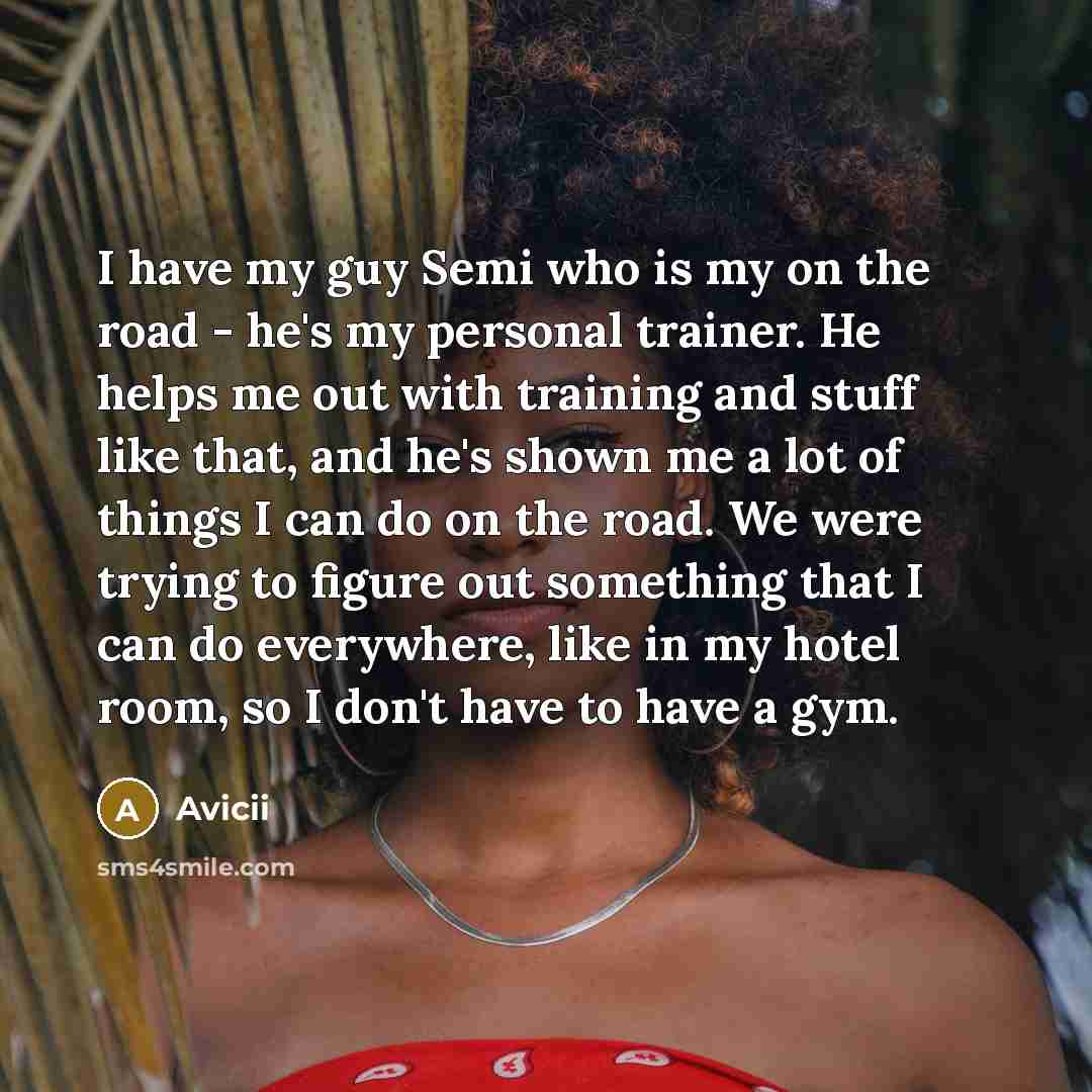 “I have my guy Semi who is my on the…” quote by Avicii