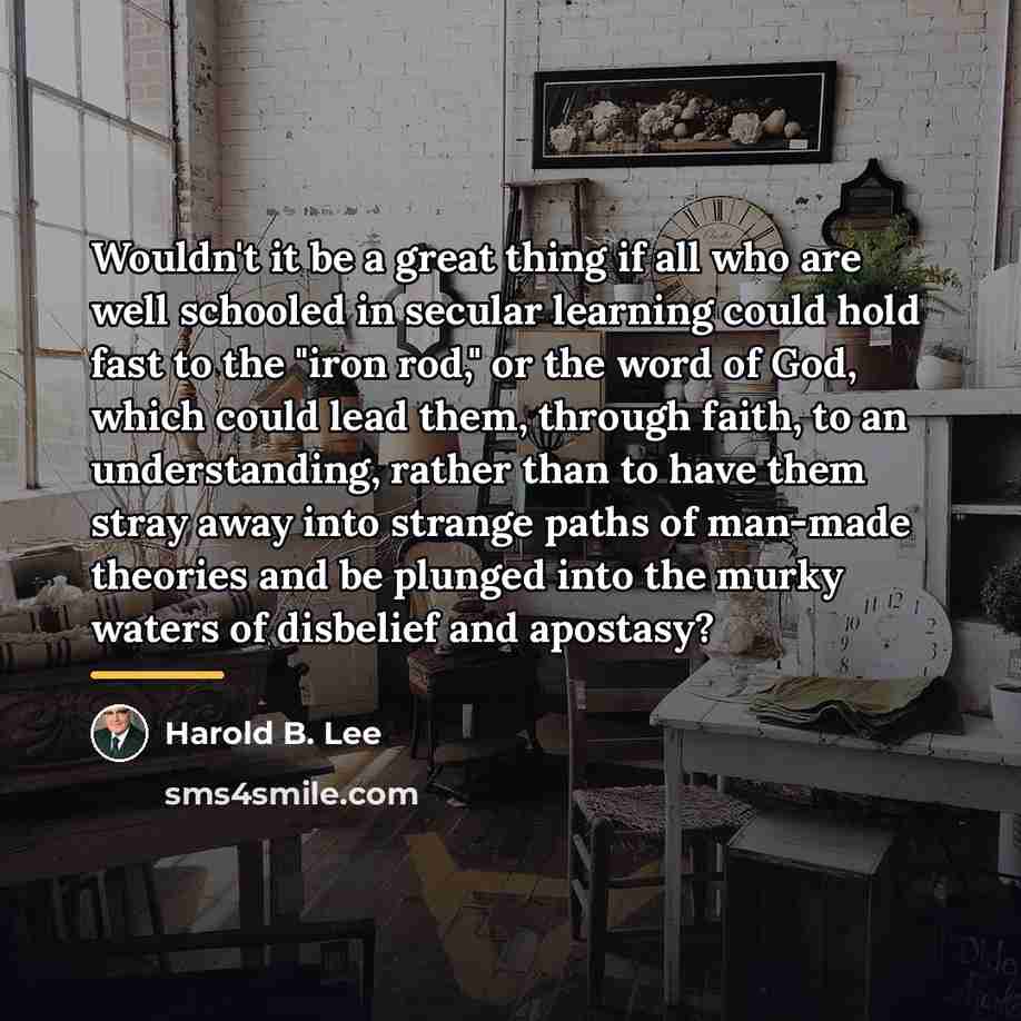 “Wouldn't it be a great thing if all who are…” quote by Harold B. Lee
